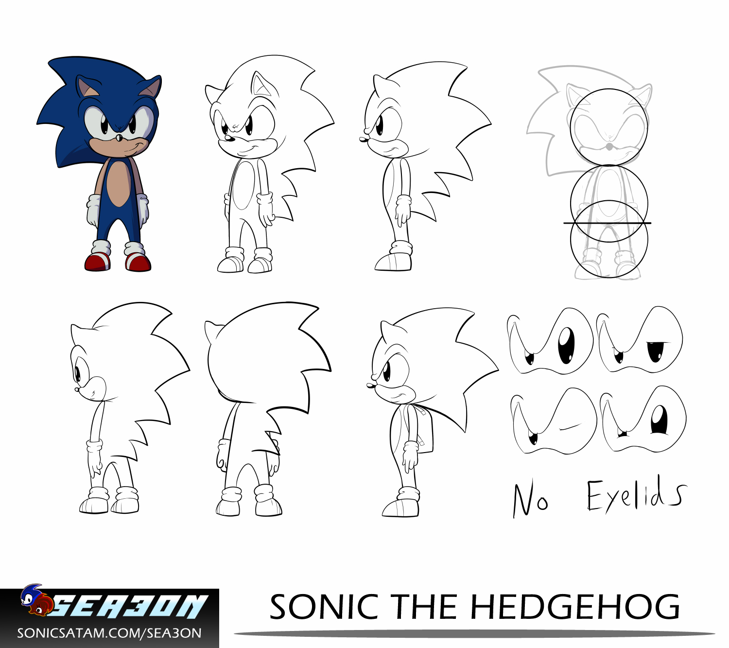 Sonic Model Sheet